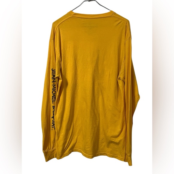Goodie Two Sleeves yellow long sleeve Jean-Michel Basquiat graphic t-shirt - Picture 5 of 11